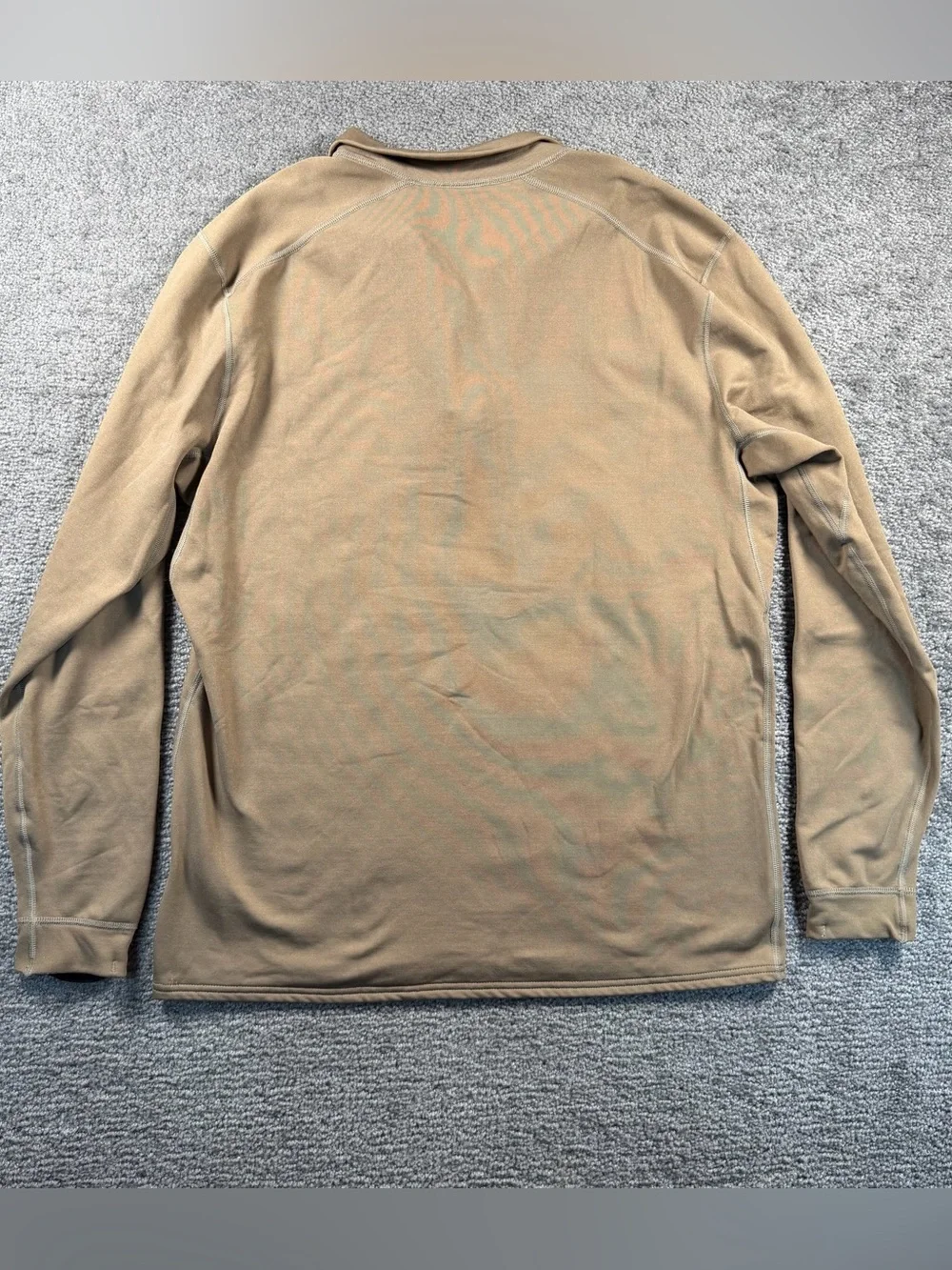 XGO Tactical Apparel Acclimate Dry Long Sleeve 1/4 Zip Shirt Top Coyote Large